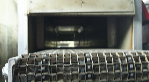 Belt Driven Baking Process