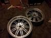 Corey came to us with some bent crack leaking iforge 3piece faboluous vip rims