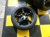 Porche Wheels Powder Coated FLAT Black as WeLL as Lug Nuts