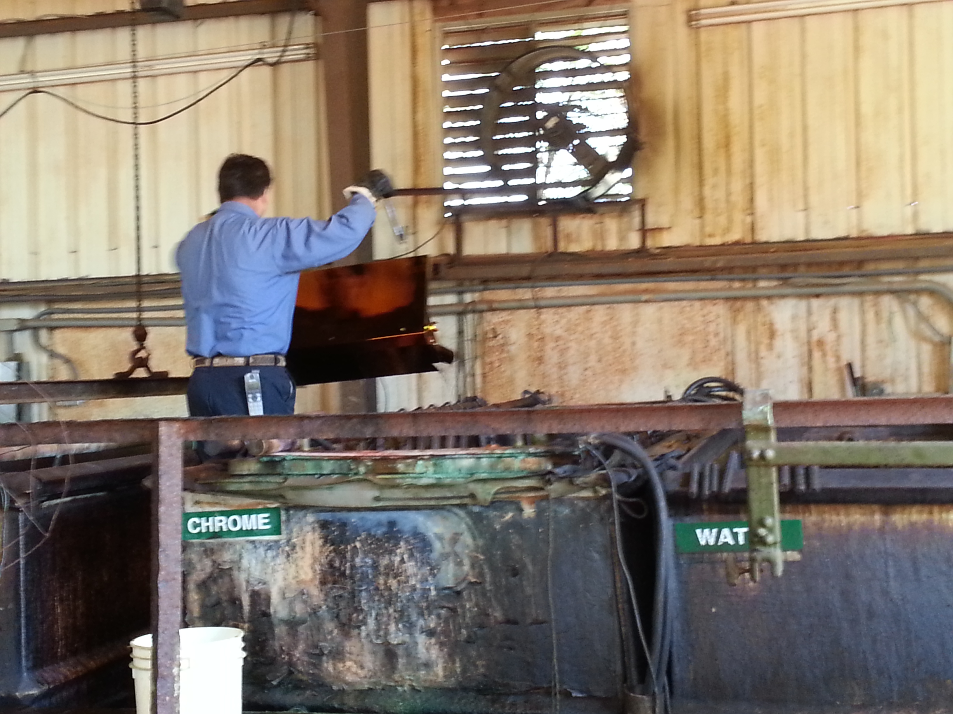 Chrome process Nickel Plating then Chrome plating Chrome process Nickel Plating then Chrome plating