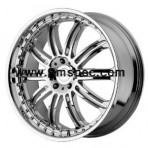 KMC KM127 Dime Chrome