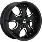 KMC KM755 Matte Black Machined