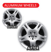 Aluminum rim wheel repair